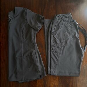 Women’s Cherokee pewter scrub set